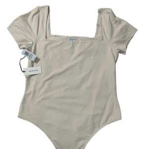 Babaton contour squareneck shortsleeve bodysuit